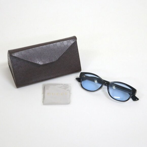 Gucci Sunglasses Plastic Black Blue Lens main image 6